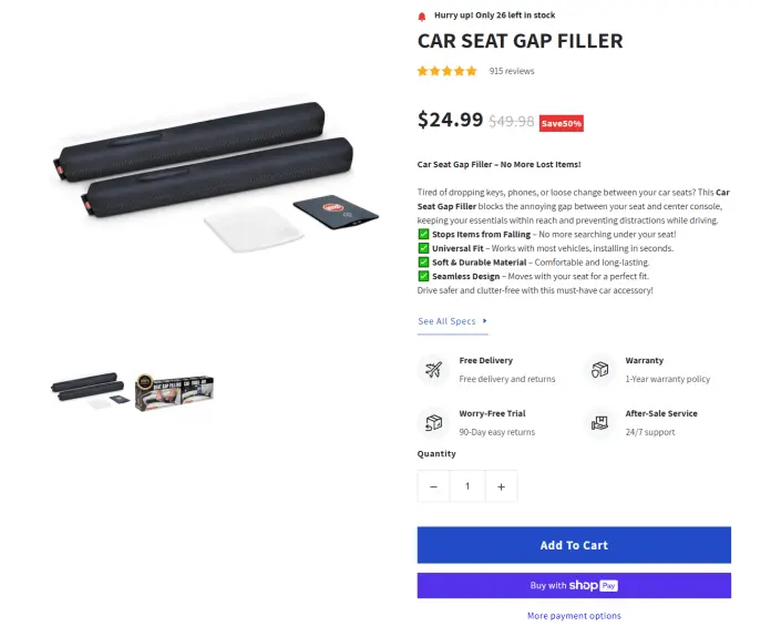Drop Stop price offer